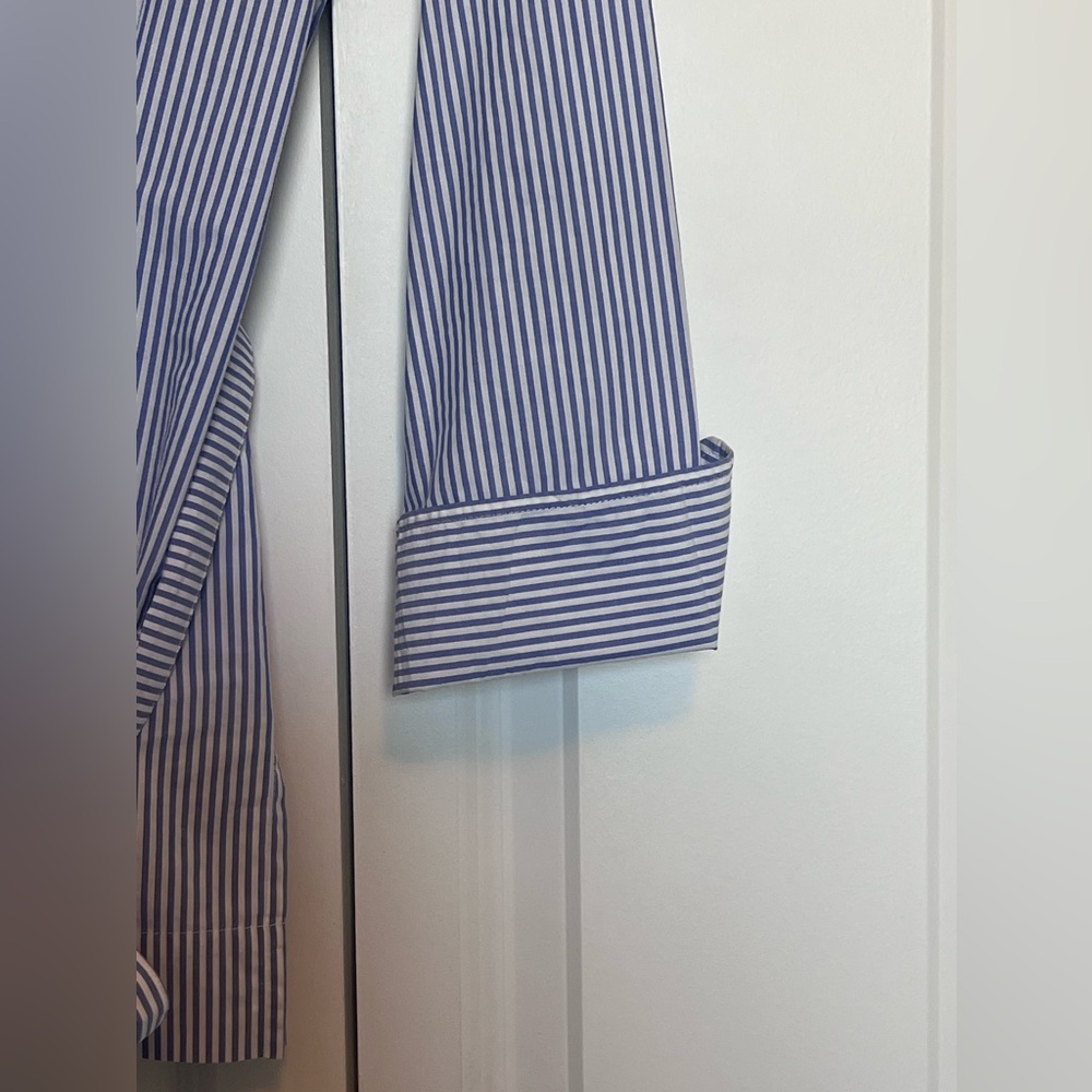 J Crew boat neck pinstripe top - Picture 3 of 7